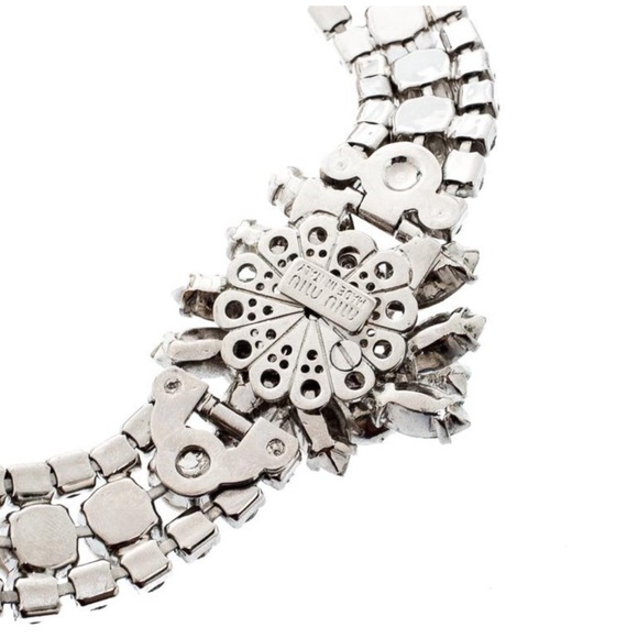 Miu Miu Pearl & Crystal Necklace | Luxury Statement Evening Jewelry | NWOT - Picture 7 of 8